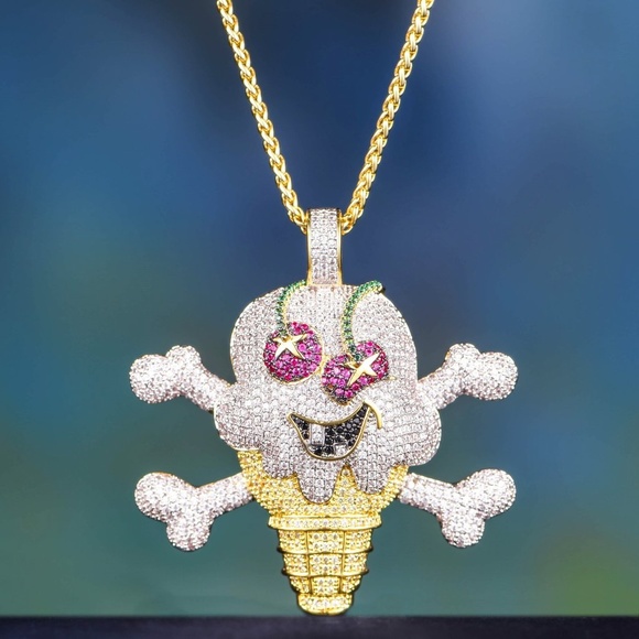 BBC Ice Cream Inspired Custom Chain - Picture 4 of 5